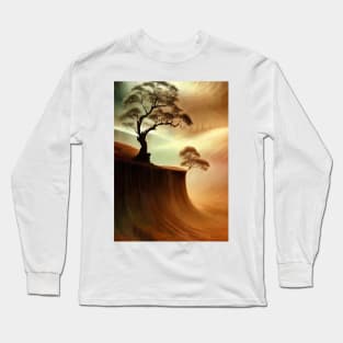 Desert trees landscape Long Sleeve T-Shirt